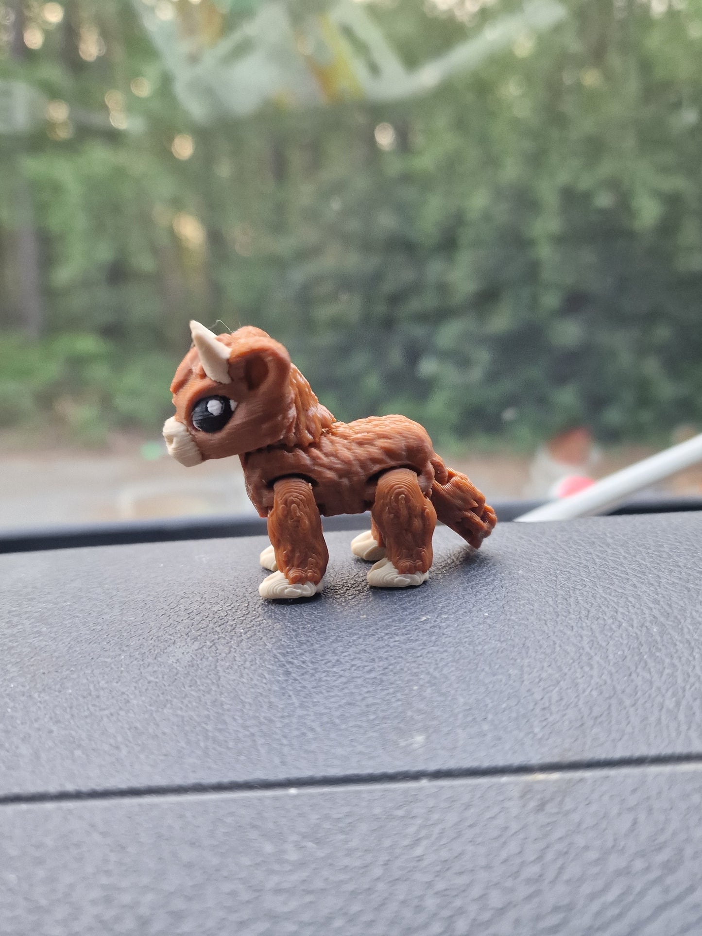 Articulated Highland cow