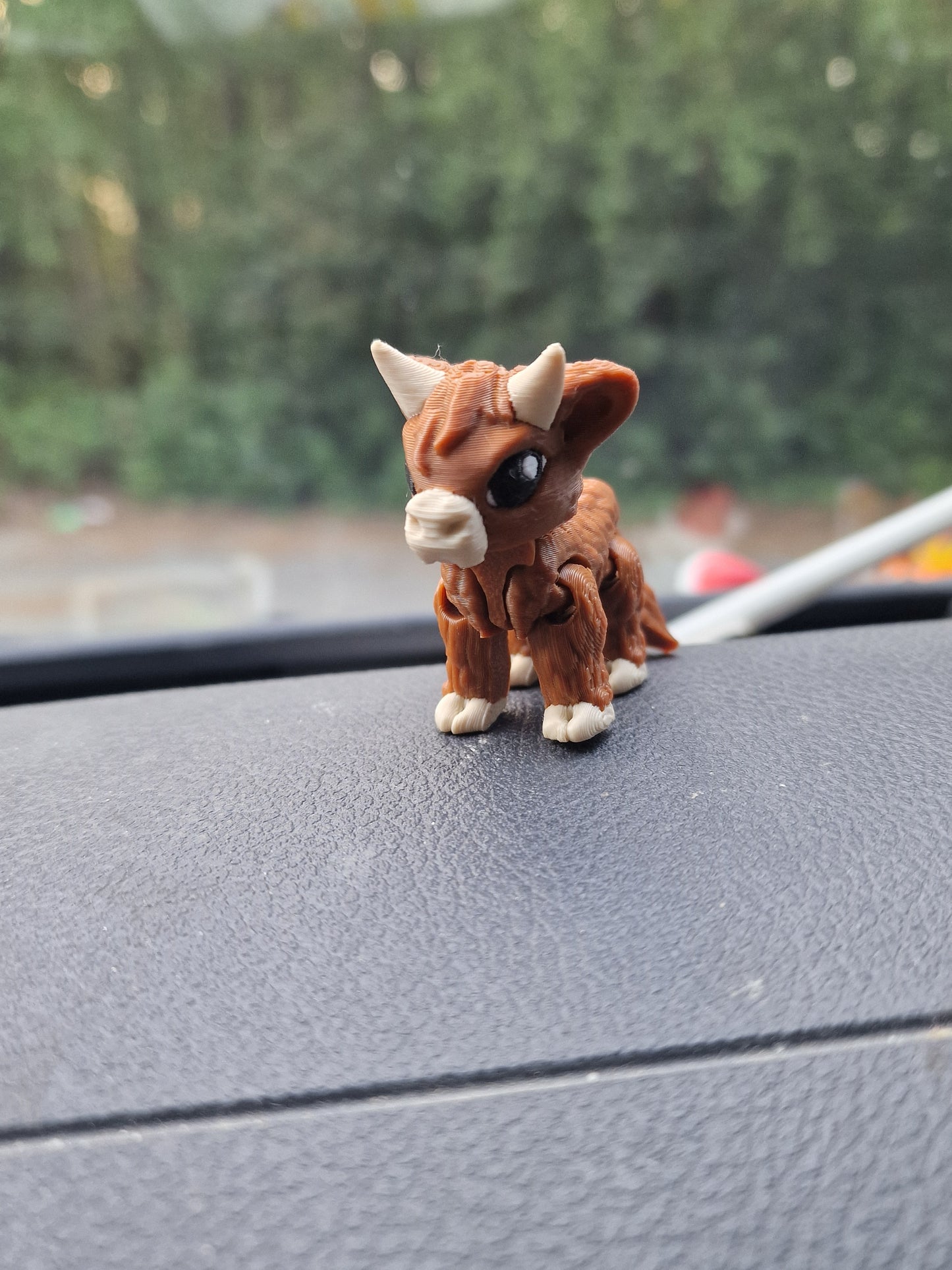 Articulated Highland cow