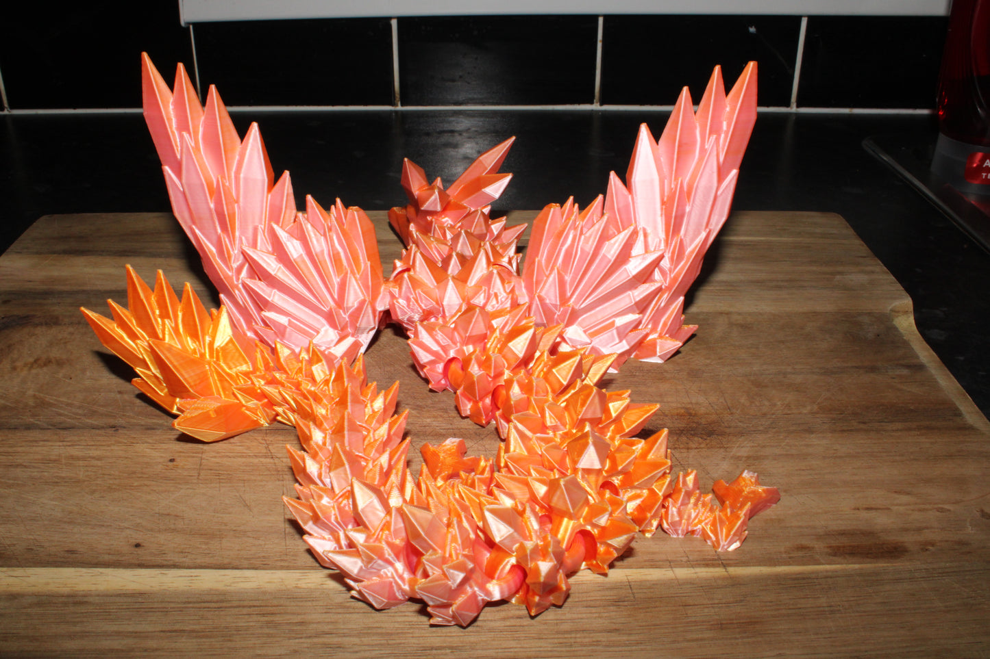 Articulated Winged Crystal Dragon