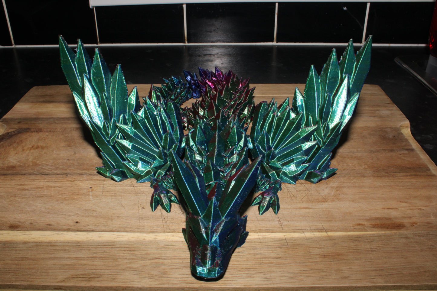 Articulated Winged Crystal Dragon