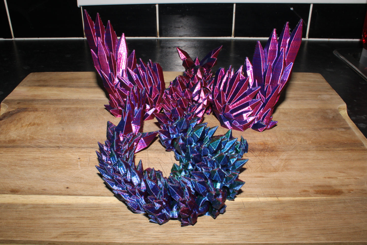 Articulated Winged Crystal Dragon